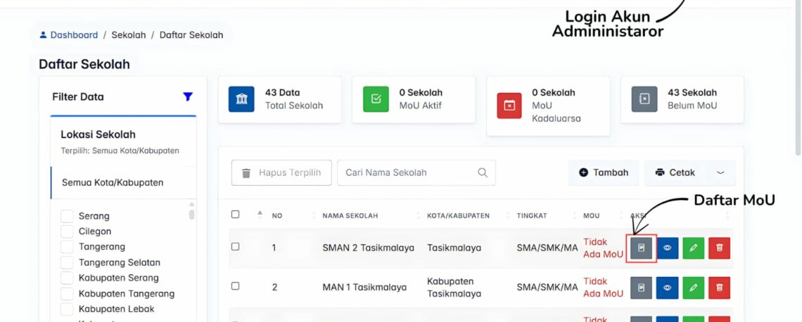 Pembuatan Sistem Informasi Magang UMTAS