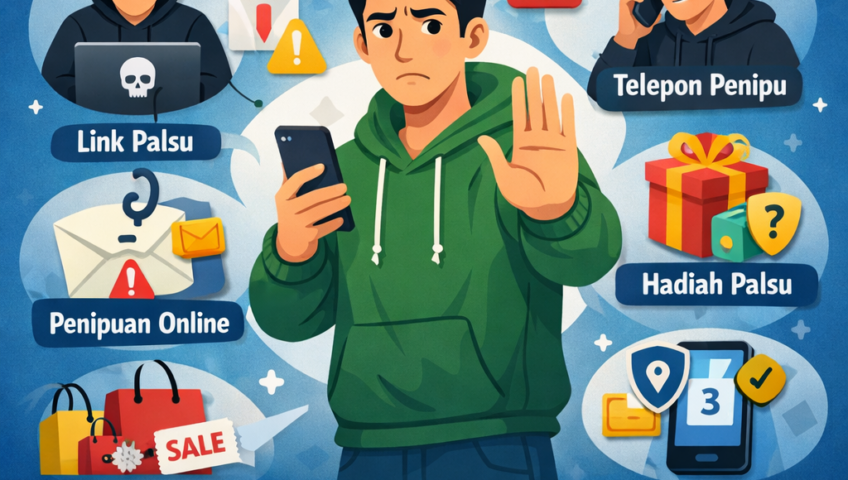 Ilustrasi Penipuan Digital