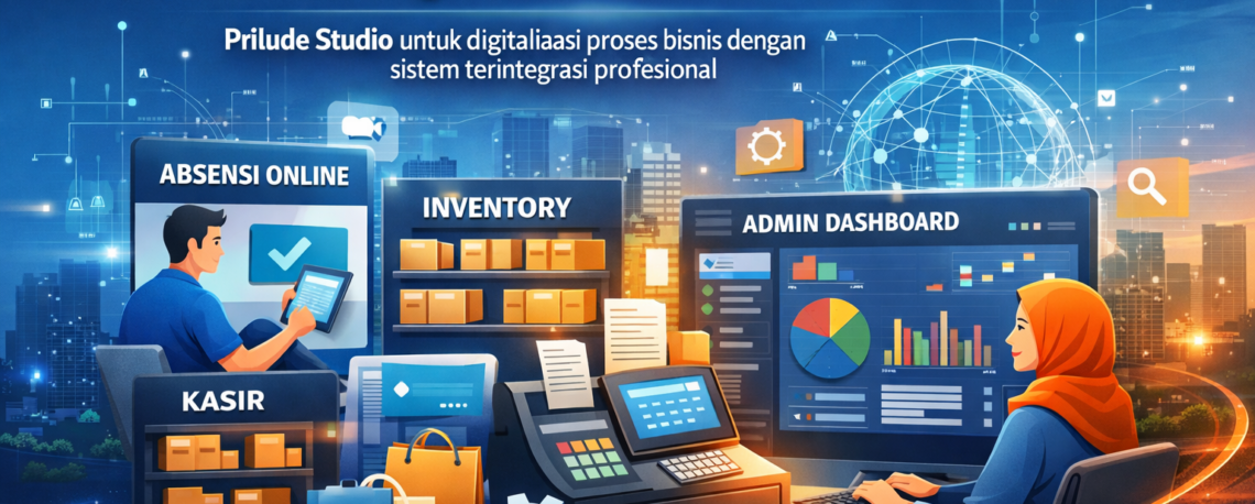 Pembuatan Sistem Informasi Custom untuk Digitalisasi Proses Bisnis