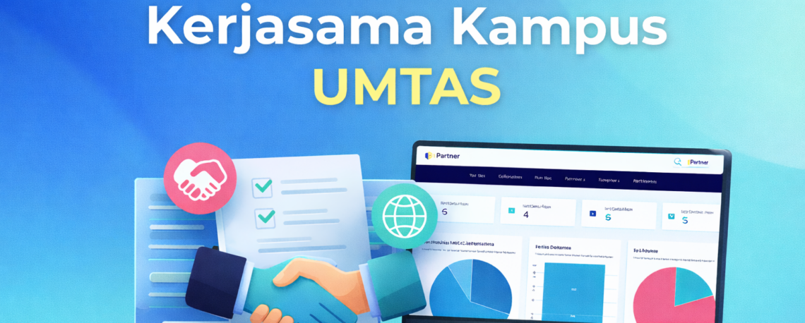 sistem pengelolaan kerjasama kampus UMTAS berbasis web dengan dashboard iPartner dan identitas Prilude Studio