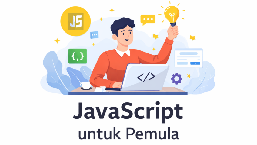 JavaScript untuk pemula menampilkan konsep dasar pemrograman web
