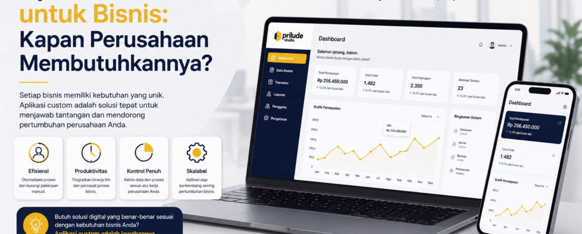 Aplikasi Custom untuk Bisnis: Kapan Perusahaan Membutuhkannya?