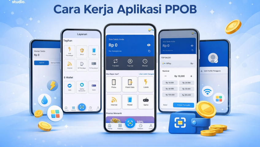 cara kerja aplikasi PPOB.