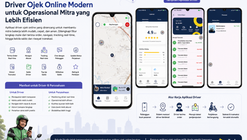 Aplikasi Driver Ojek Online