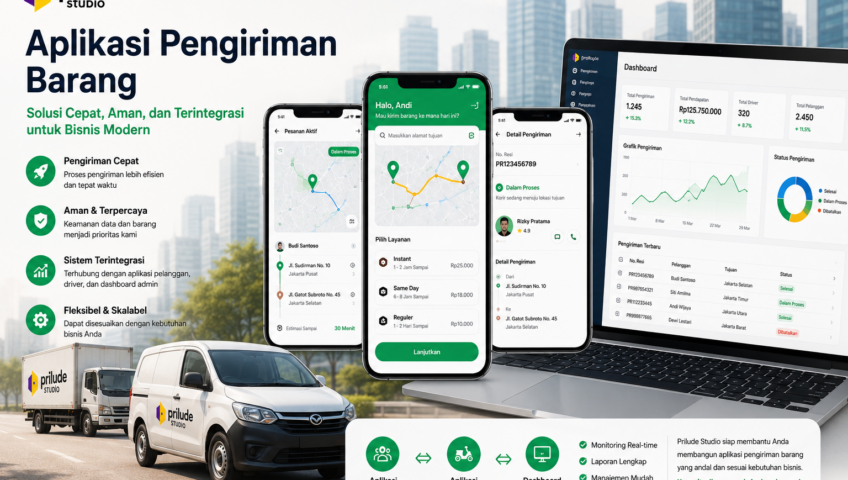 pembuatan aplikasi pengiriman barang
