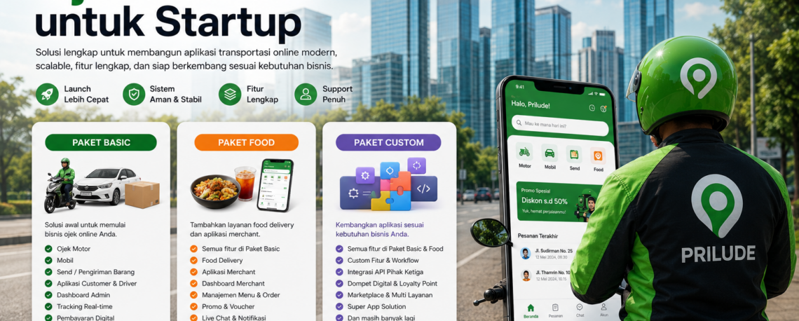 paket pembuatan ojek online
