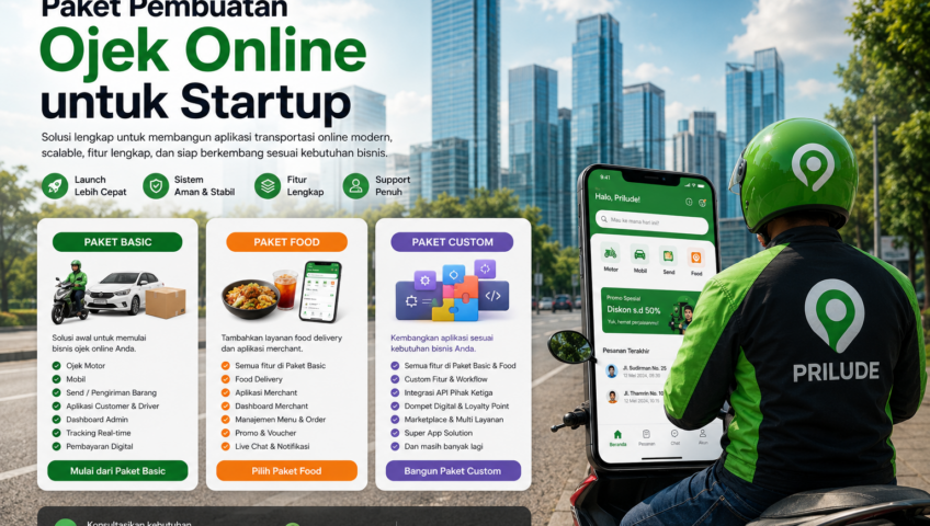 paket pembuatan ojek online
