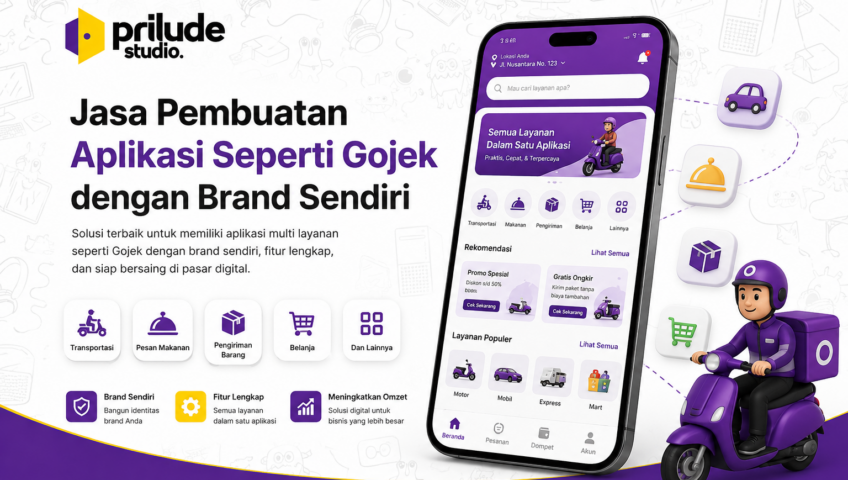 Jasa Pembuatan Aplikasi Seperti Gojek dengan Brand Sendiri