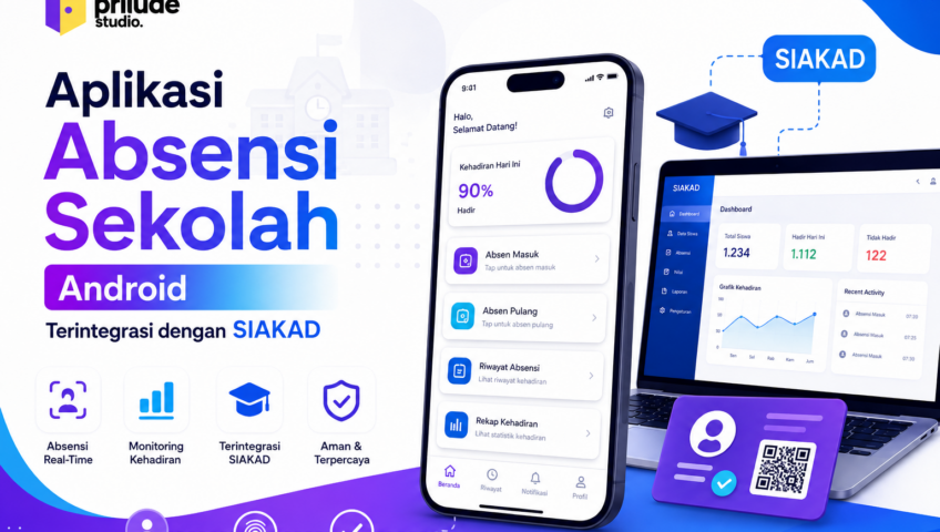Aplikasi Absensi Sekolah Android Terintegrasi dengan SIAKAD
