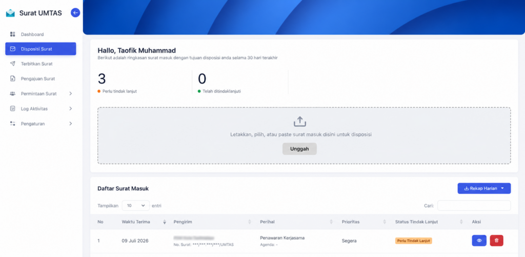 Sistem Informasi Kampus Persuratan 1