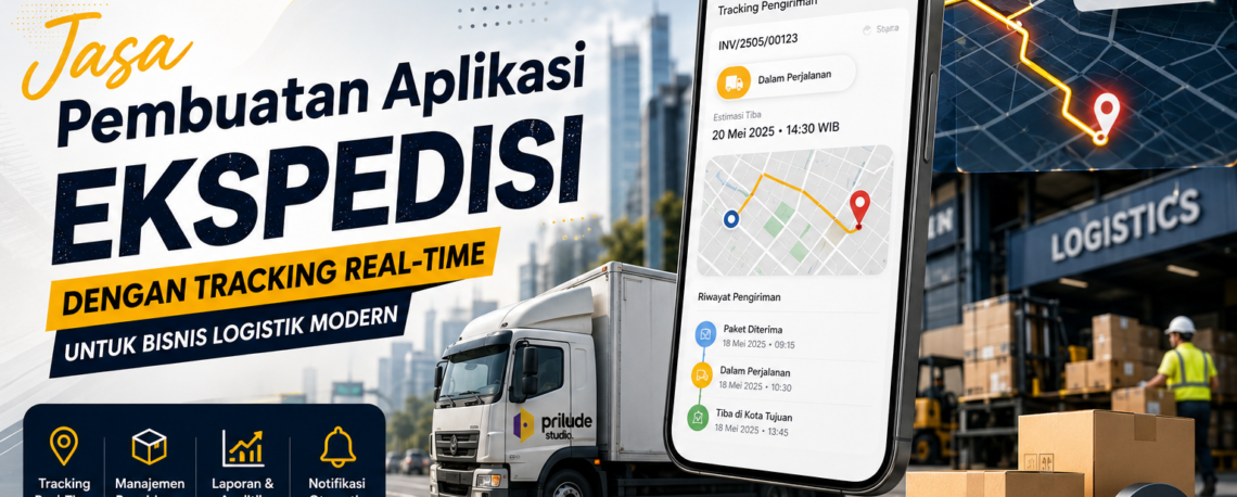 Jasa Pembuatan Aplikasi Ekspedisi dengan Tracking Real-Time untuk Bisnis Logistik Modern