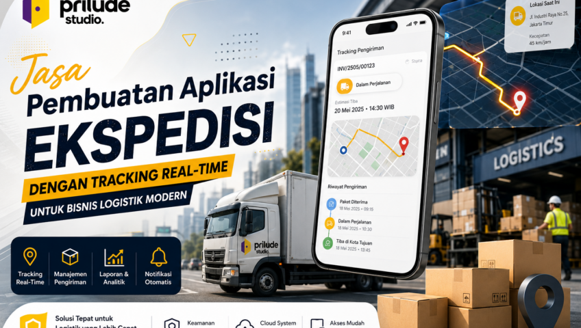 Jasa Pembuatan Aplikasi Ekspedisi dengan Tracking Real-Time untuk Bisnis Logistik Modern