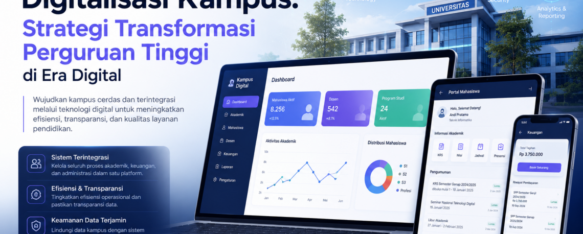 Digitalisasi Kampus Strategi Transformasi Perguruan Tinggi di Era Digital