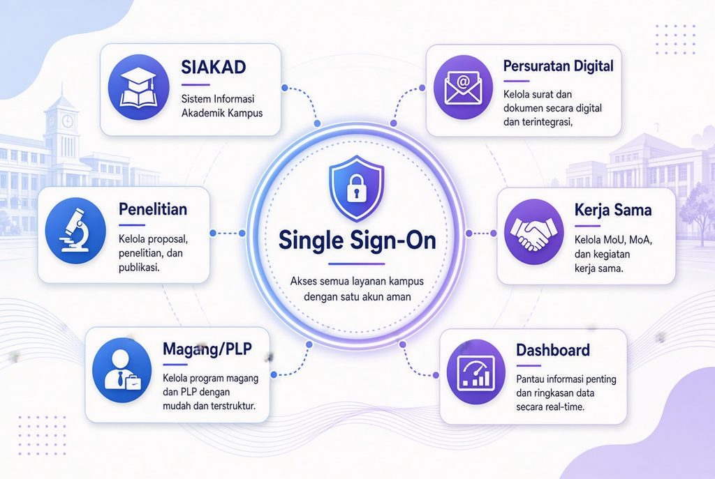 single sign-on sistem kampus terintegrasi