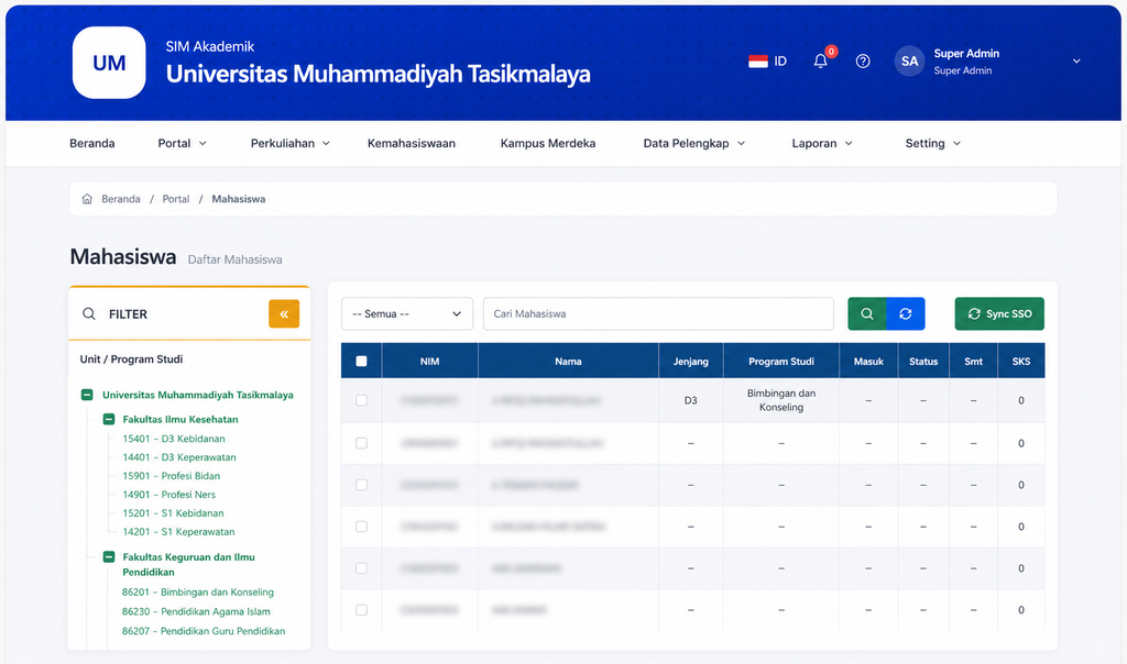 Sistem Informasi Akademik (SIAKAD Kampus)