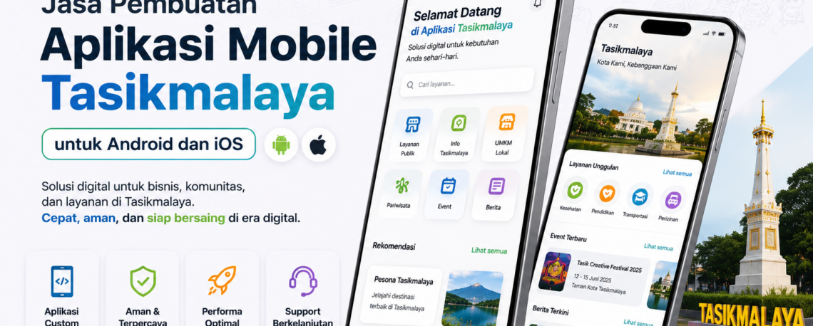 Jasa Pembuatan Aplikasi Mobile Tasikmalaya untuk Android dan iOS