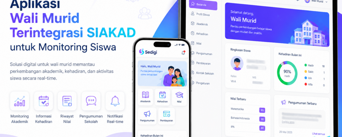 Aplikasi Wali Murid Terintegrasi SIAKAD untuk Monitoring Siswa