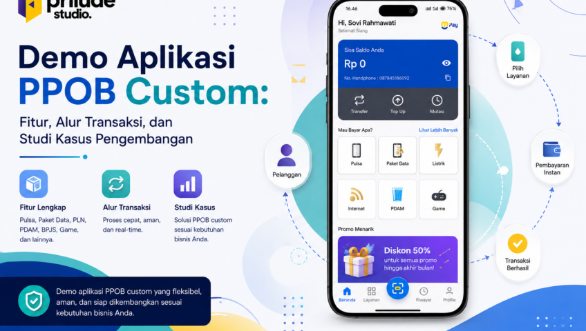 Demo Aplikasi PPOB Custom: Fitur, Alur Transaksi, dan Studi Kasus Pengembangan