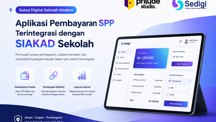 Aplikasi Pembayaran SPP Terintegrasi dengan SIAKAD Sekolah
